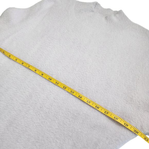Bailey 44 Womens Mock Neck Fuzzy Sweater Size Large Lilac Lavender Soft Altered - Picture 11 of 12